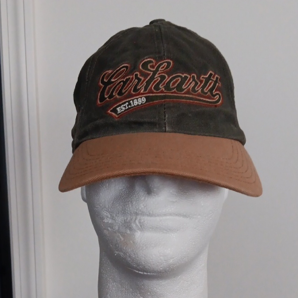 Carhartt Olive and Tan Baseball Cap